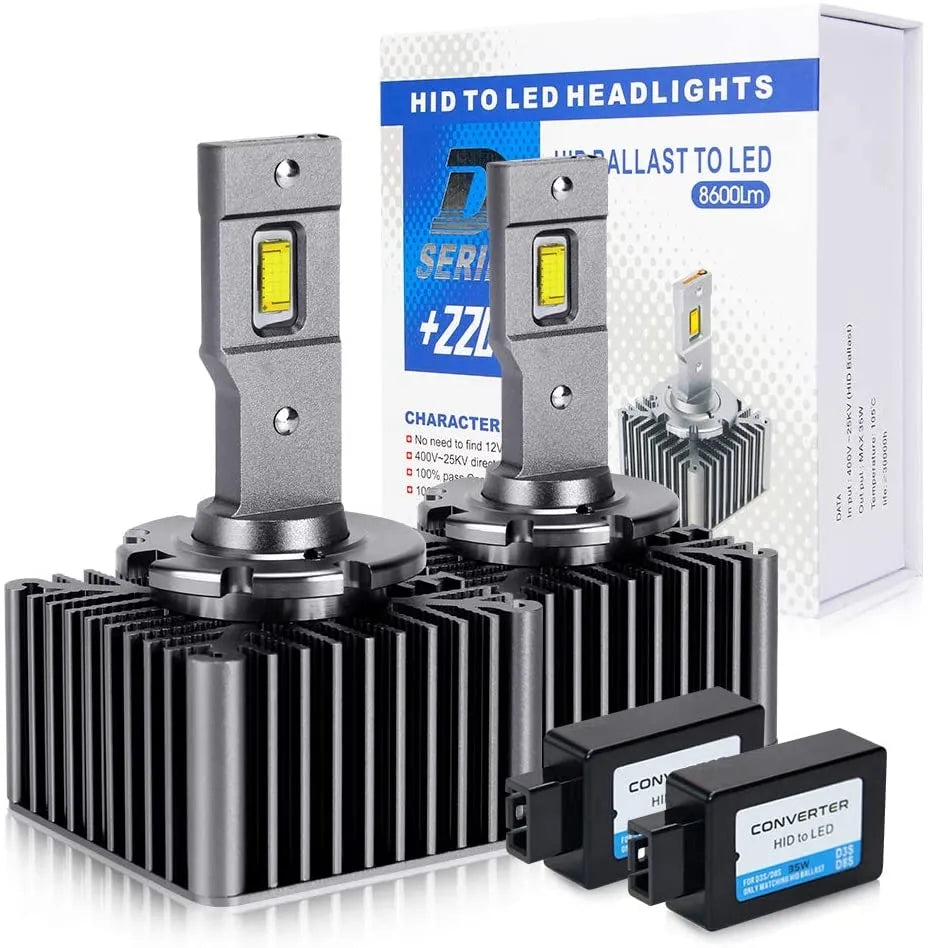 HID to LED Car Headlights Bulb D1S D2S/R D4S/R High Power