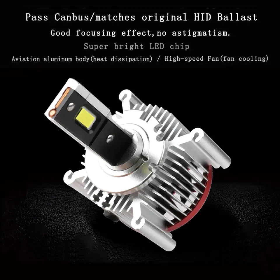 HID to LED Car Headlights Bulb D1S D2S/R D4S/R High Power
