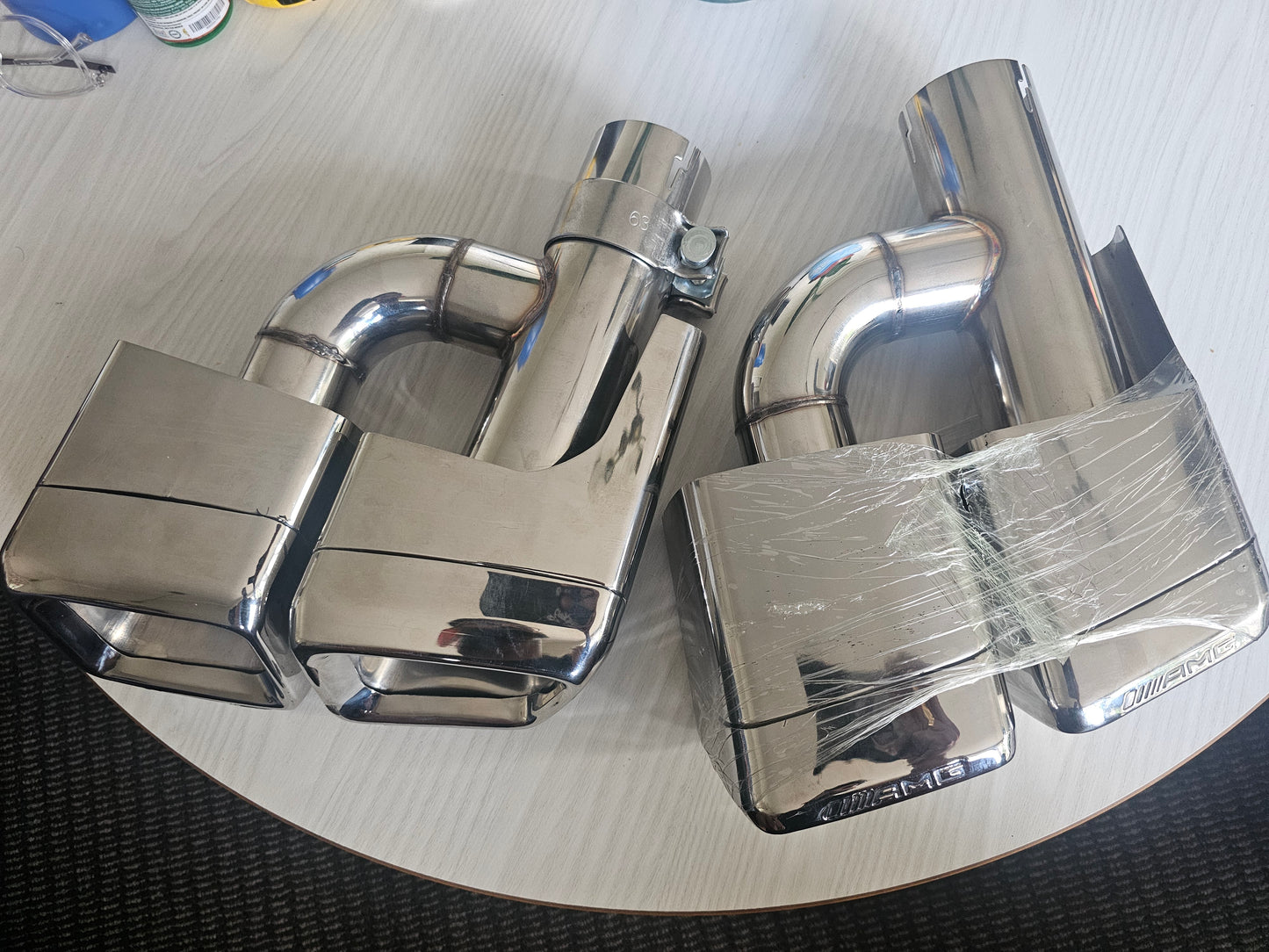 AMG exhaust tips for W204 W212 W222 W218