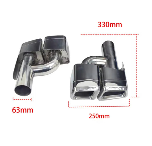 AMG exhaust tips for W204 W212 W222 W218
